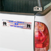 WE ZIJN MILITIË BUMPERSTICKER (Op Truck)