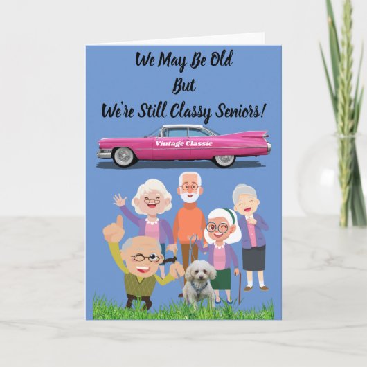 We zijn misschien oud, maar we zijn nog steeds sti kaart (Voorkant)