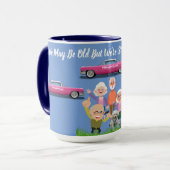 We zijn misschien oud, maar we zijn nog steeds sti mok (Voorkant links)