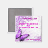 We zijn misschien verslagen, maar niet gebroken ma magneet (Voorkant / Achterkant)