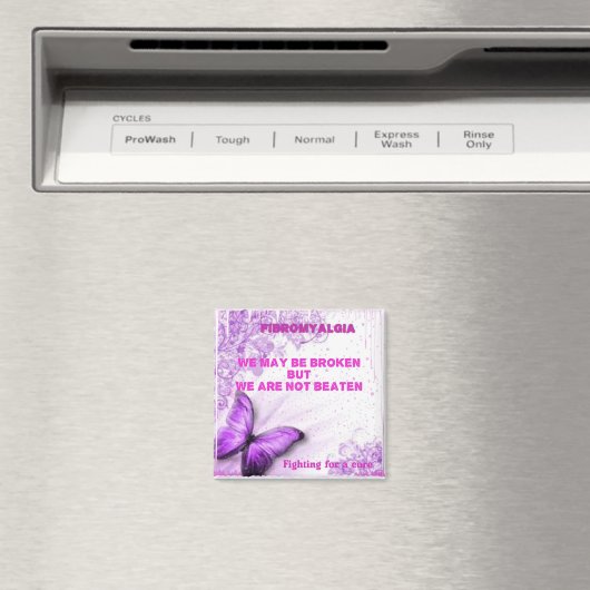 We zijn misschien verslagen, maar niet gebroken ma magneet (Insitu (Vaatwasser))