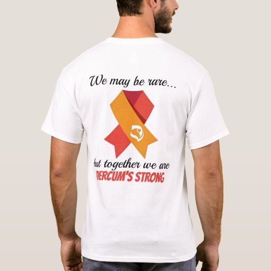 We zijn misschien zeldzaam, maar samen zijn we het t-shirt (Achterkant)