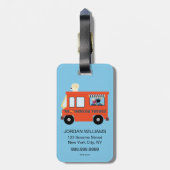 We zijn Monster Foodies Bagagelabel (Achterkant verticaal)