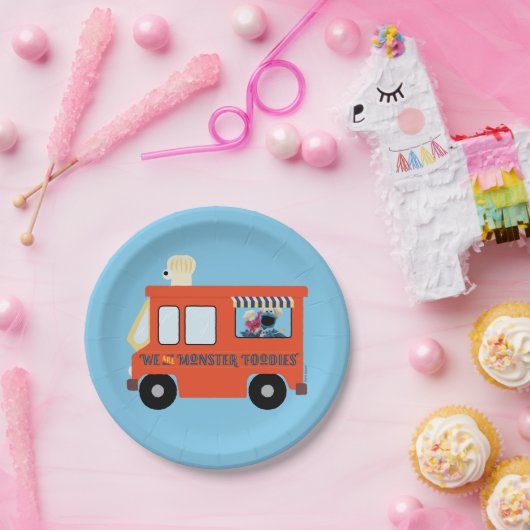 We zijn Monster Foodies Papieren Bordje (Feest)