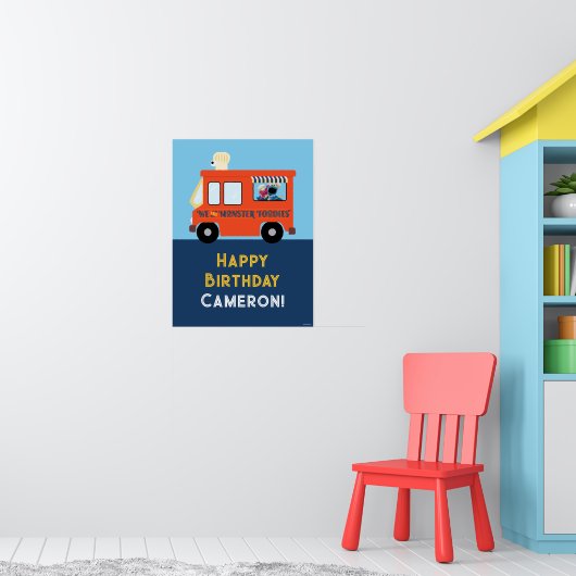 We zijn Monster Foodies Poster (Kinderkamer 1)