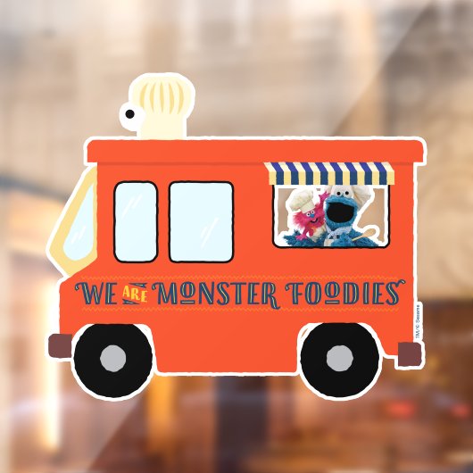 We zijn Monster Foodies Raamsticker (Vel 2)