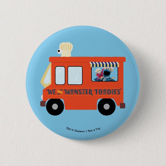 We zijn Monster Foodies Ronde Button 5,7 Cm (Voorkant)