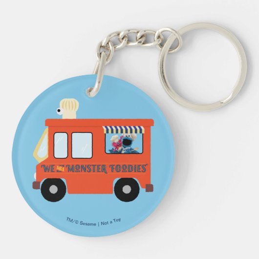 We zijn Monster Foodies Sleutelhanger (Achterkant)