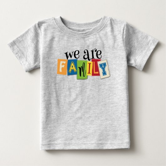We zijn 'n Shirt van 'n familiebaby. (Voorkant)