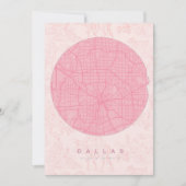 We zijn naar Dallas Moving Announcement verhuisd Kaart (Voorkant)