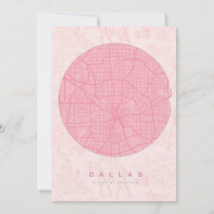 We zijn naar Dallas Moving Announcement verhuisd Kaart
