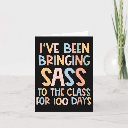 We zijn naar de CL 100 Days of School geweest Kaart (Voorkant)