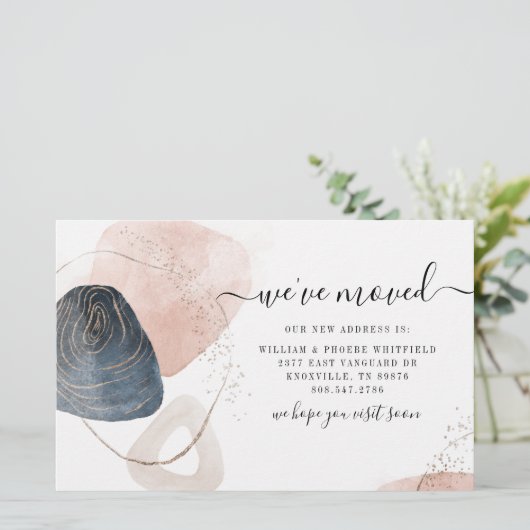 We zijn naar een nieuw adres verhuisd briefpapier (Staand voorkant)