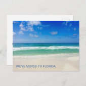 We zijn naar Florida Destin Beach Photo Moving Briefkaart (Voorkant / Achterkant)