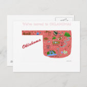 We zijn naar het Briefkaart van Oklahoma verhuisd (Voorkant / Achterkant)