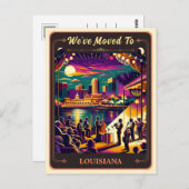 We zijn naar Louisiana verhuisd | BRIEFKAART (Voorkant / Achterkant)