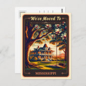 We zijn naar Mississippi verhuisd |  BRIEFKAART (Voorkant / Achterkant)