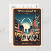 We zijn naar Missouri verhuisd |  BRIEFKAART (Voorkant / Achterkant)