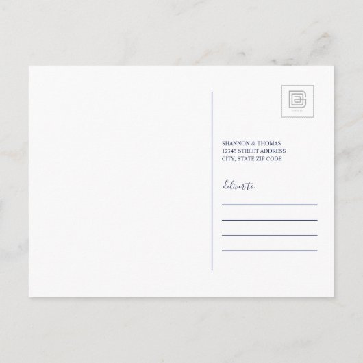 We zijn naar Nebraska verhuisd Uitnodiging Briefkaart (Achterkant)