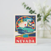 We zijn naar Nevada verhuisd Uitnodiging Briefkaart (Staand voorkant)