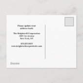 We zijn naar New York City Skyline Black White Aankondigingskaart (Achterkant)