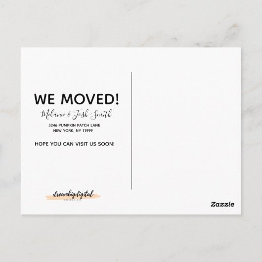 We zijn naar New York gegaan Briefkaart (Achterkant)