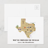 We zijn naar Texas Briefkaart gegaan (Voorkant / Achterkant)