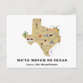 We zijn naar Texas Briefkaart gegaan (Voorkant)