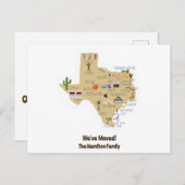 We zijn naar Texas Briefkaart gegaan (Voorkant / Achterkant)