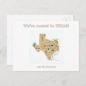We zijn naar Texas Briefkaart gegaan (Voorkant / Achterkant)