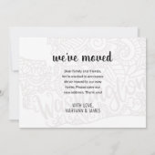 We zijn naar Washington State Floral Mandala verhu Aankondiging (Achterkant)