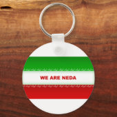 We zijn Neda Sleutelhanger (Voorkant)