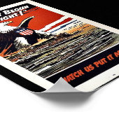 We zijn net begonnen te vechten! poster (Hoek)