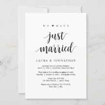 We Zijn Net Getrouwd, Trouw Elopement Feest