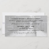 We Zijn Net Meneer Mevrouw Foto Net Getrouwd Aankondiging (Achterkant)