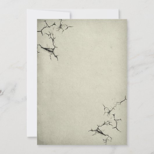 We zijn net stervende Halloween feestuitnodiging Kaart (Achterkant)