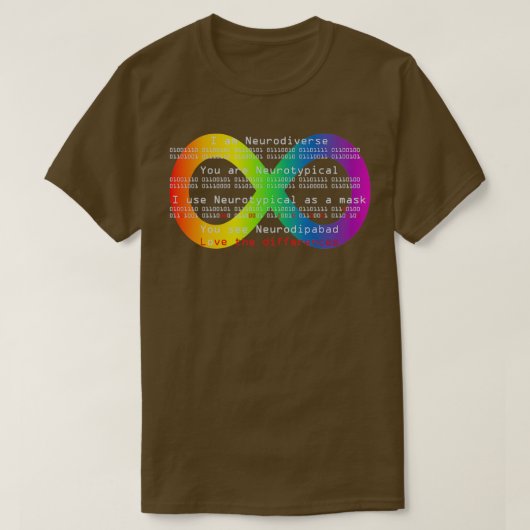 We zijn neurodivers t-shirt (Design voorkant)