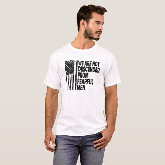 We zijn niet afgezet tegen angstige mannen Betsy U T-shirt (Voorkant volledig)