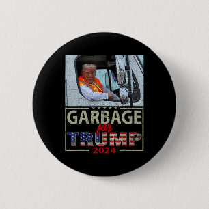 We Zijn Niet Afval Stem Trump Voor President 2025 Ronde Button 5,7 Cm
