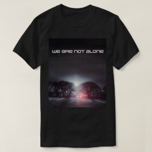 We zijn niet alleen UFO-illustraties T-shirt