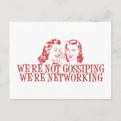 We zijn niet bezig met netwerken briefkaart (Voorkant)