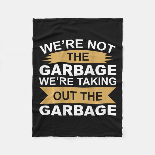 We zijn niet de garage die de garage uitschakelde fleece deken (Voorkant)