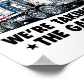 We zijn niet de garage die de garage uitschakelde poster (Hoek)