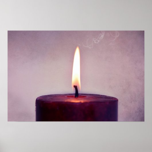 ~We zijn niet meer dan kaarsen die in de wind bran Poster (Voorkant)