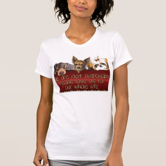 We zijn niet weggegooid t-shirt (Voorkant)