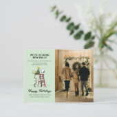 We zijn nieuwe hallen aan het dekken | Snoopy We z Feestdagenkaart (Staand voorkant)