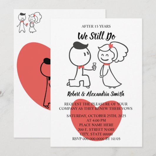 We zijn nog steeds bezig met het vernieuwen van he kaart (Voorkant / Achterkant)