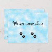 We zijn nooit alleen-briefkaart briefkaart (Voorkant / Achterkant)