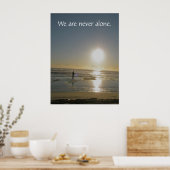 We zijn nooit alleen. Poster (Keuken)