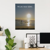 We zijn nooit alleen. Poster (Thuiskantoor)